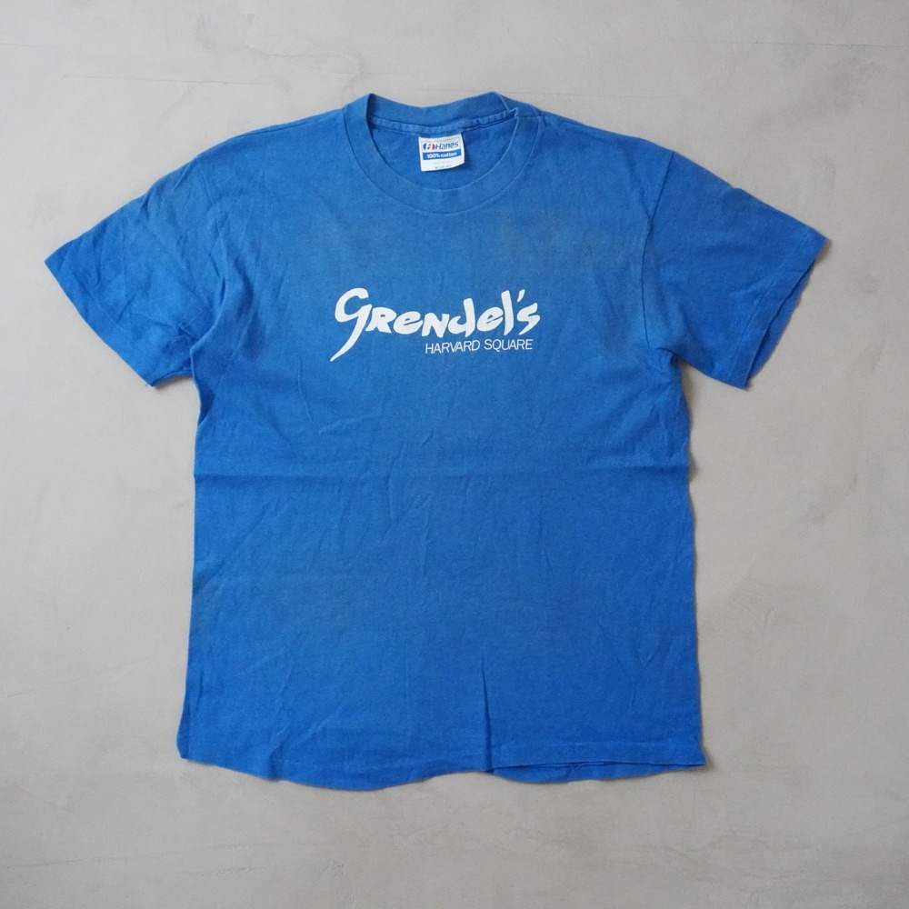 Vintage Cambridge Mass Grendels Harvard Square T-Shirt Medium 90s Blue USA MAde